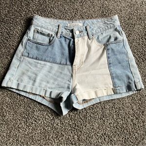 Pacsun patchwork mom shorts size 25